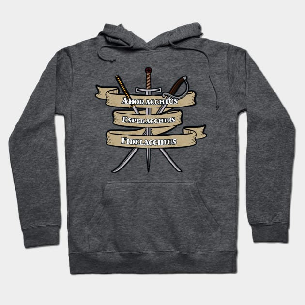 Nerdy Tee - Knights of the Cross Hoodie by KennefRiggles